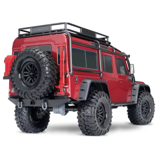 Traxxas TRX-4 Land Rover Defender 1:10 Brushed RC modellautó Elektro Crawler 4WD RtR 2,4 GHz