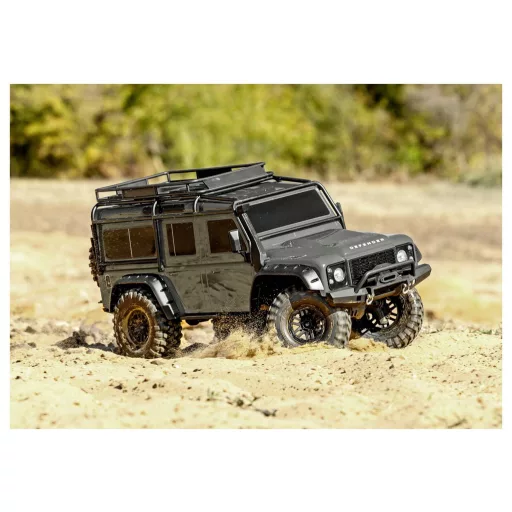 Traxxas TRX-4 Land Rover Defender 1:10 Brushed RC modellautó Elektro Crawler 4WD RtR 2,4 GHz