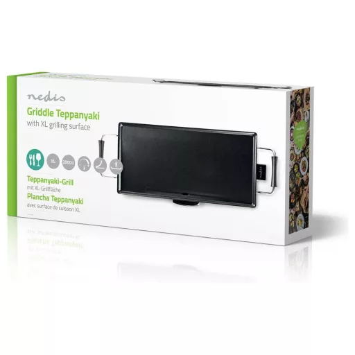 Nedis FCTE110EBK50 Asztali grill Teppan Yaki Fekete