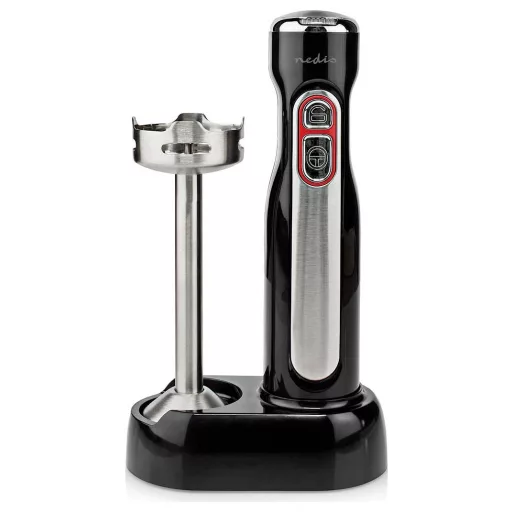 Nedis KAHB600BK Rúdmixer 100 W Fekete, Ezüst