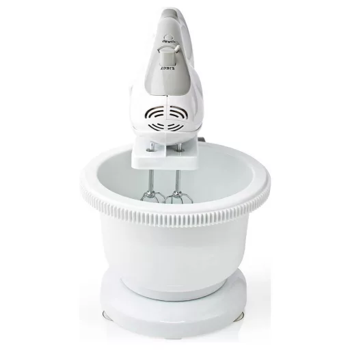 Nedis KAHM110CWT Kézi mixer 200 W Szürke, Fehér
