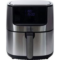   Gastronoma 18290010 Forrólevegős fritőz 8 l 1800 W Keringető funkcióval, Túlhevülés elleni védelem Ezüst, Fekete