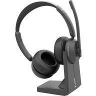   Hama BT-800 On Ear headset Bluetooth® Stereo Fekete Headset, Töltő- dokkoló állomással Számítógép