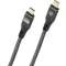 Oehlbach USB C kábel USB-C® dugó 3 m Antracit Fonat árnyékolás, 8K UHD D1C9370