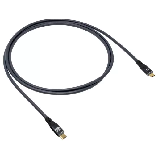 Oehlbach USB C kábel USB-C® dugó 3 m Antracit Fonat árnyékolás, 8K UHD D1C9370