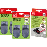   Swissinno SuperCat+SuperCat Bait SC01 Egércsapda Funkcióelv Attraktáns 1 készlet