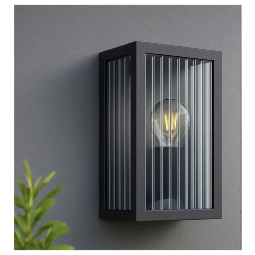 Brilliant Außenwandleuchte 40925/06 Kültéri fali lámpa E27 Fekete