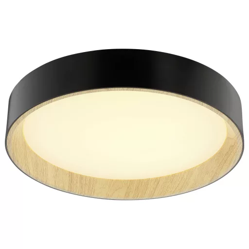 Brilliant G81090/76 Deckenleuchte LED 39cm Mennyezeti lámpa Fa (világos), Fekete