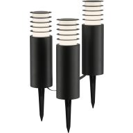   Brilliant G40910/06 Außenspießleuchte 3er Set Kerti lámpa EEK: F (A - G) Fekete