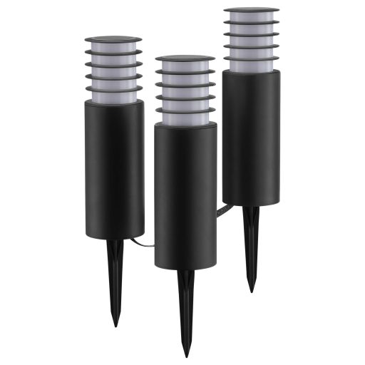 Brilliant G40910/06 Außenspießleuchte 3er Set Kerti lámpa EEK: F (A - G) Fekete