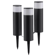   Brilliant G40912/76 Außenspießleuchte 3er Set Kerti lámpa EEK: F (A - G) Fekete, Fehér