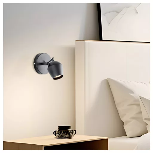 Brilliant Wandspot 12cm G06710/86 Fali lámpa GU10 Fekete