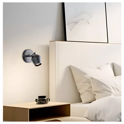 Brilliant Wandspot 12cm G06710/86 Fali lámpa GU10 Fekete