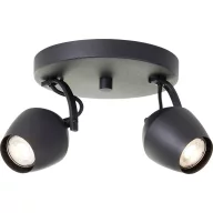   Brilliant G06724/86 Deckenleuchte 20cm Mennyezeti lámpa GU10 Fekete