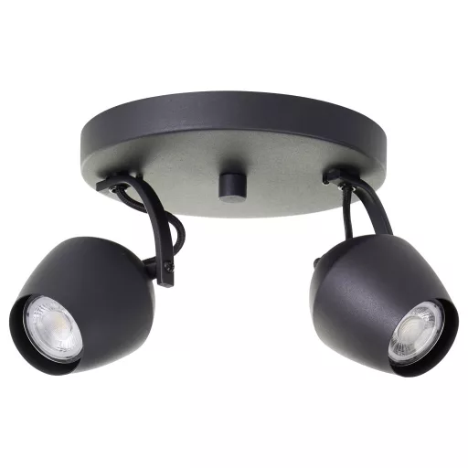 Brilliant G06724/86 Deckenleuchte 20cm Mennyezeti lámpa GU10 Fekete