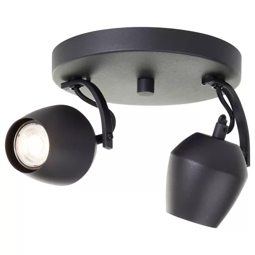 Brilliant G06724/86 Deckenleuchte 20cm Mennyezeti lámpa GU10 Fekete