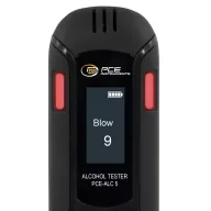   PCE Instruments PCE-ALC 5 Alkoholteszter Fekete 0.01 - 0.2 ‰ Riasztás, Kijelzővel