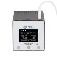   PCE Instruments Radon mérőkészülék Adatgyűjtő funkcióval Kalibráció Gyári standard (tanúsítvány nélkül)