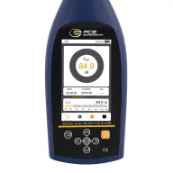   PCE Instruments Zajszintmérő színes kijelző PCE-SLM 50 21 - 143 dB 10 Hz - 20 kHz Ethernet, SD kártya, USB-C