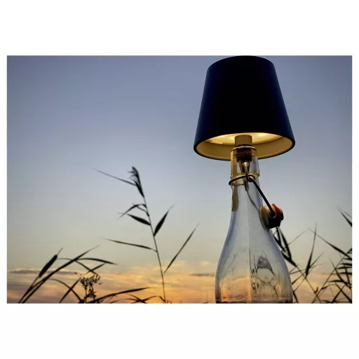 m-e modern-electronics 41479 LUNA-70 W Akkus LED-es fényforrás #####Flaschenleuchte 2700 lm