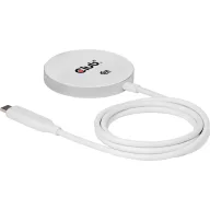   club3D indukciós akkutöltő Qi2 USB-C 25Wa CAC-3026 Kimenetek Standard indukciós töltés Fehér