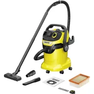   Kärcher Home & Garden WD 5 Control P 25/5/22 1.628-317.0 Nedves-/száraz porszívó 1200 W 25 l Félautomata szűrő tisztítás