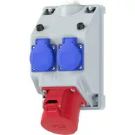 PC Electric 16082552 Dugalj elosztó Szürke, Kék, Piros