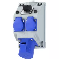 PC Electric 160823521 Dugalj elosztó Szürke, Kék