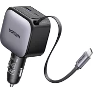   UGREEN UGREEN EC602 60W Car Charger 2C1A Autós töltőállomás 60 W Szürke