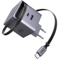   UGREEN UGREEN X615 65W GaN Charger 1A1C Töltőadapter 65 W Szürke