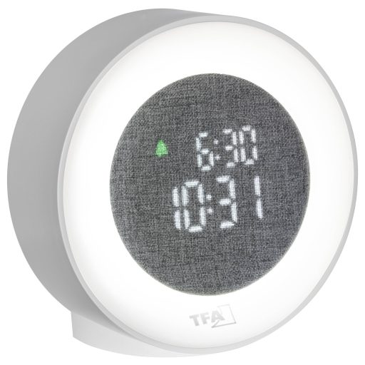 TFA Dostmann 60.2047.02 Kvarc Fényvekker Fehér Riasztási idők 1 Hangulatfény