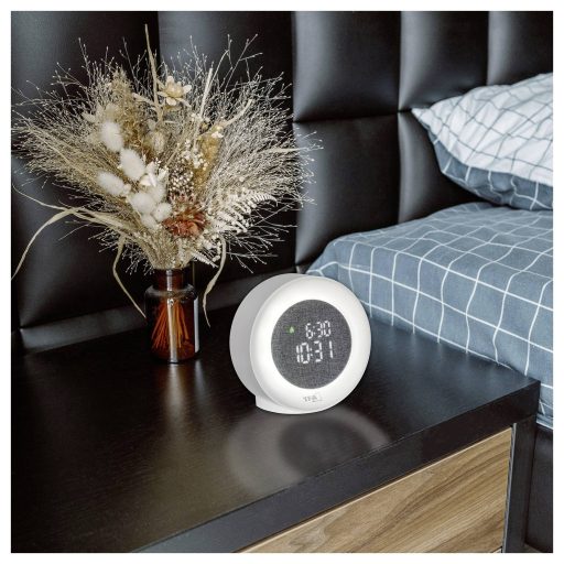 TFA Dostmann 60.2047.02 Kvarc Fényvekker Fehér Riasztási idők 1 Hangulatfény