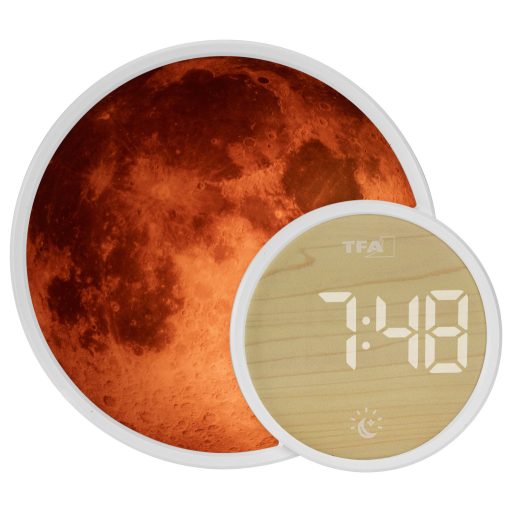 TFA Dostmann 60.2050.02 Kvarc Ébresztőóra Fehér Riasztási idők 1 USB csatlakozó