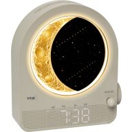   TFA Dostmann 60.2053.15 Kvarc Fényvekker Világosszürke Riasztási idők 2 Hangulatfény