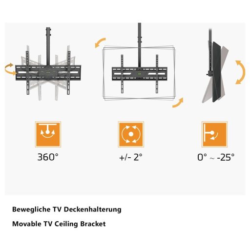 My Wall HD10L TV mennyezeti tartó