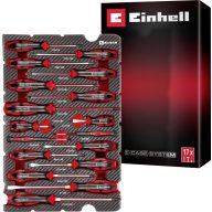   Einhell Schraubendreher-Set 17-tlg. Einleger Pad 370525 Betét Piros-fekete