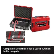 Einhell E-Case 370521 Betét Piros-fekete