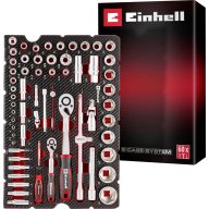   Einhell Stecknuss & Ratschen-Set 60-tlg. Einleger Pad 370520 Betét Piros-fekete