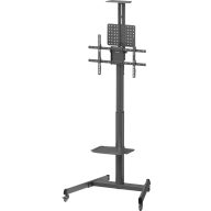   Manhattan TV kocsi 94,0 cm (37) - 218,4 cm (86”) Dönthető, Állítható magasságú Készülék tartó, Hajtókar, Kamera tartó