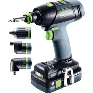   Festool T 18+3 HPC 4,0 I-Set 577609 Akkus fúrócsavarozó 18 V 4 Ah