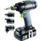 Festool T 18+3 HPC 4,0 I-Set 577609 Akkus fúrócsavarozó 18 V 4 Ah