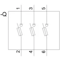 3 pólusú 160 A 690 V/AC Siemens 3NP11331BB10