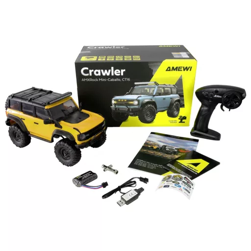 Amewi RC-Modell 1:16 Brushed Jármű Elektro Crawler 4WD RtR 2,4 GHz