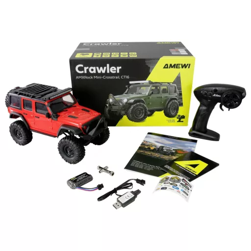 Amewi RC-Modell 1:16 Brushed Jármű Elektro Crawler 4WD RtR 2,4 GHz