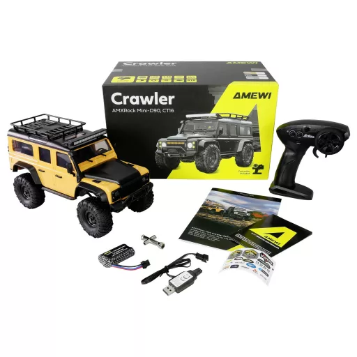 Amewi RC-Modell 1:16 Brushed Jármű Elektro Crawler 4WD RtR 2,4 GHz