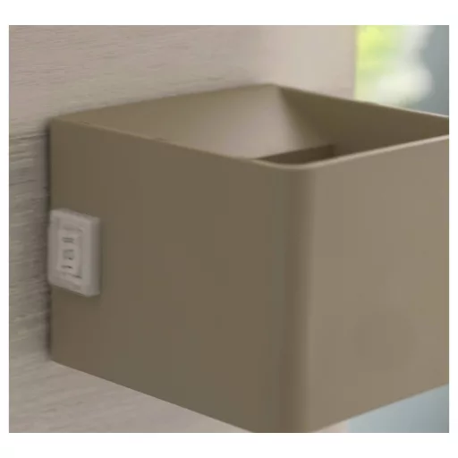 Brilliant Iseo G80126/09 Kültéri mennyezeti lámpa mozgásjelzővel EEK: G (A - G) LED 4 W Bézs