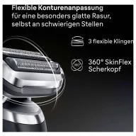 Braun Braun Kombipack 74S Borotvafej Nemesacél, Fekete 1 db