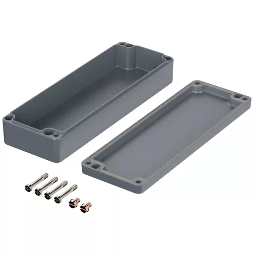 ROSE Systemtechnik 1061903 Ipari ház 185.5 x 64 x 34.5 x 161.1 Alumínium Ezüstszürke (RAL 7001) 1 db