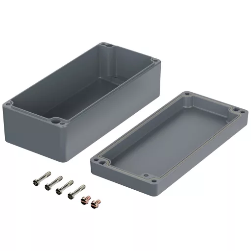 ROSE Systemtechnik 1081806 Ipari ház 175 x 80 x 57 x 100.4 Alumínium Ezüstszürke (RAL 7001) 1 db