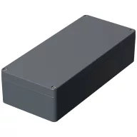   ROSE Systemtechnik 1163609 Ipari ház 360 x 160 x 91 x 317.6 Alumínium Ezüstszürke (RAL 7001) 1 db